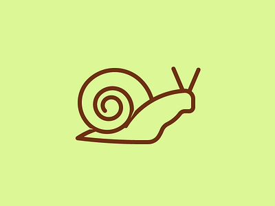 Snail clam icon line outline simple snail