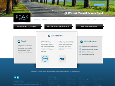 trial mock design home page web