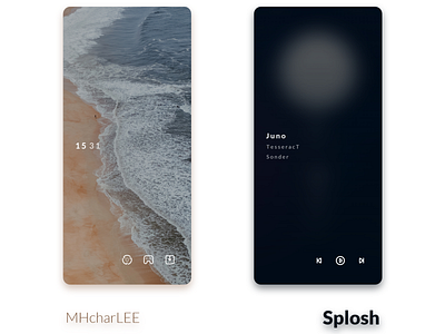 Splosh android customization design home screen theme ui