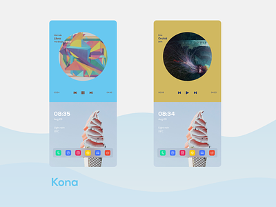 Kona - an Android home screen design