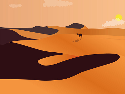 Desert illustator illustration illustration design vector