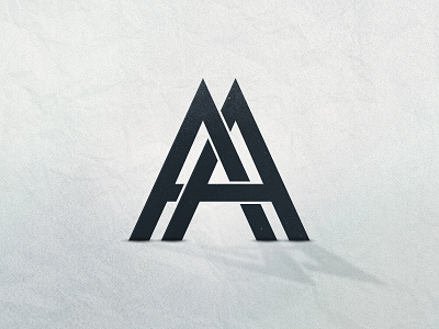 AA Logo a ai futura illustrator letters logo logotype tangled vector