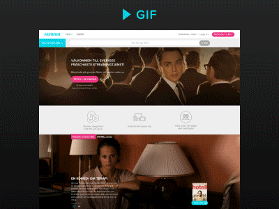 Filmnet - New Landingpage