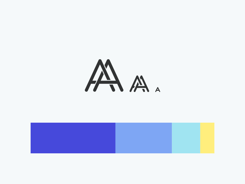 Identity Brush Up graphic profile identity color scheme logotype logo