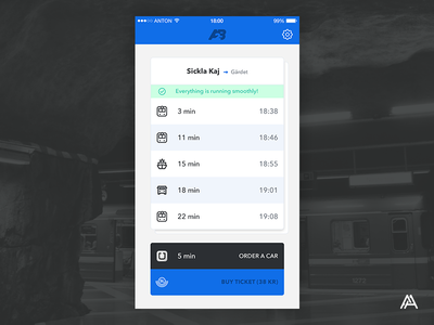 "A→B" App Concept