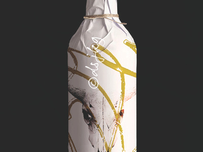 Bottle M Wrap Tyr Scribble 2 Recovered design packaging design promtion visual design