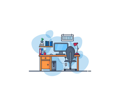 Home Office affinitydesigner design illustration vector