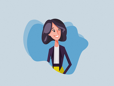 Business woman flat design idea. adobe illustrator affinitydesigner business character design vector vector art vector artwork