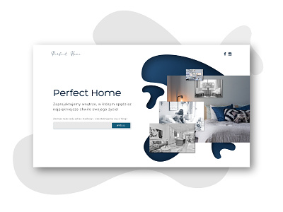 Perfect Home Landing Page design affinitydesigner landing page landing page design ui ux website