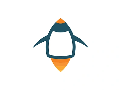 LinuxAkademi linux logo penguin rocket