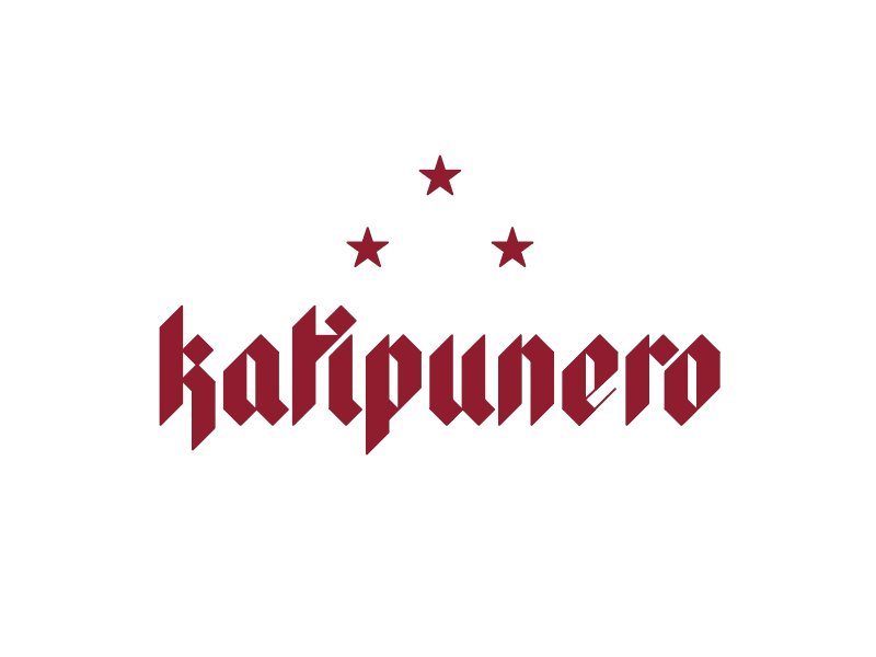 Katipunero Logo branding design logo typography
