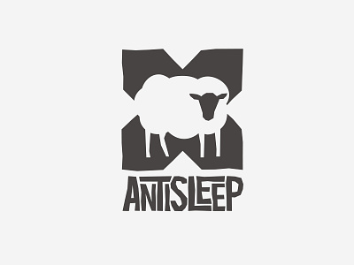 Anti Sleep Logo branding design graphic design icon illustration logo typography vector web