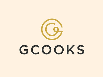 Gcooks logo design branding cooking design food gourmet graphic deisgn graphic design icon logo packaging typography