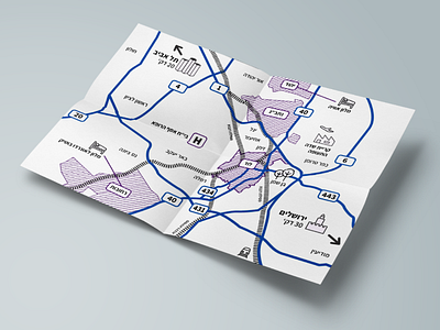 Map Design - Lod City Area design illustration map