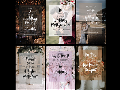 Wedding Photographer Pinterest Assets
