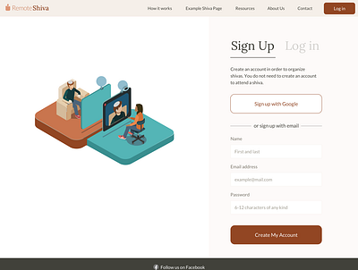 Sign up create account illustration sign up page sign up ui ui