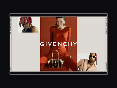 GIVENCHY—Homepage fashion homepage fashion landing page homepage homepage design lookbook