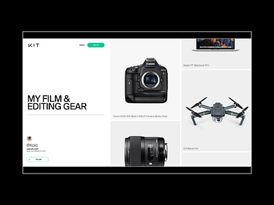 KIT—Kit Page category curate product products