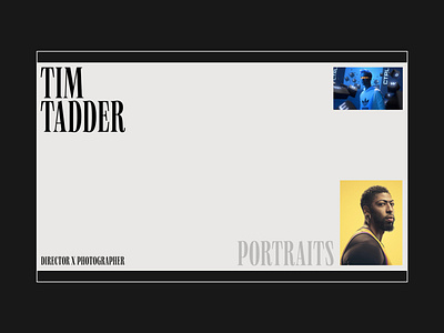 TIM TADDER—Photographer Portfolio design images personal portfolio photographer photography porfolio
