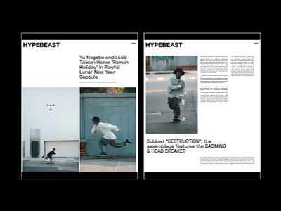 HYPEBEAST — Article design article editorial hypebeast streetwear editorial