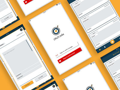 Ohoposao app designe figma mobile design ui ux ui ux design ui interface