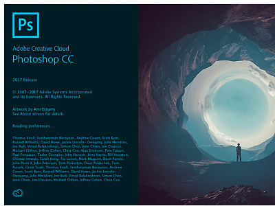 Adobe Photoshop CC 2017 Splash Screen