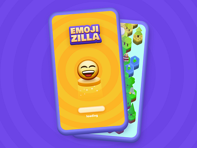 Splash Screen | Emoji 2021 2d 2d animation ae aftereffects casual game character animation environment game game animation illustration ios game leveldesign loading animation logo mobile games splash screen