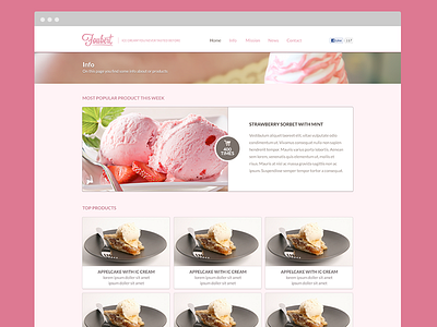 Ice Cream Product Page Teaser