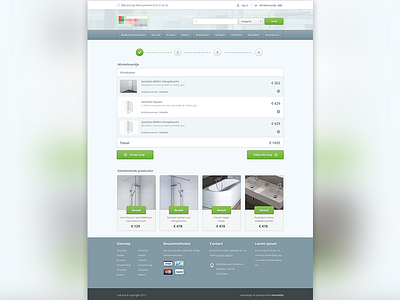 Check Out Page button buy design ecommerce green process ui webshop