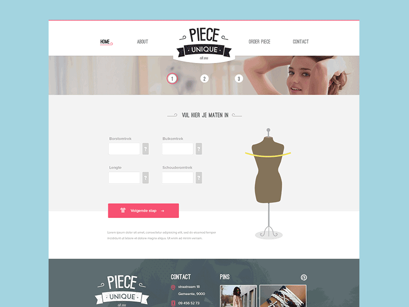 Order Steps check out clothing icons ui web websites