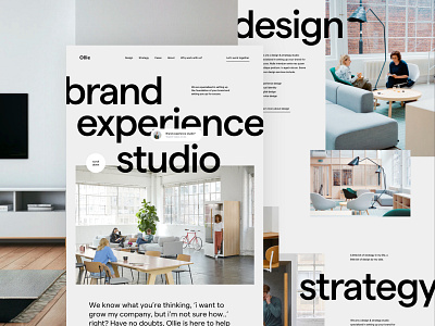 Creative studio homepage