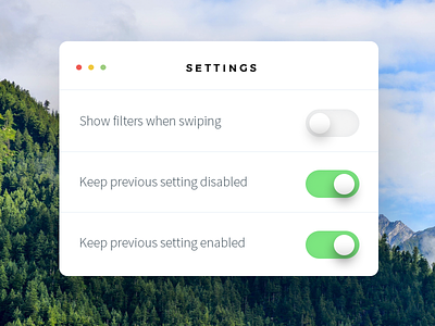 Daily Ui - Day 7 apple daily day 7 settings ui