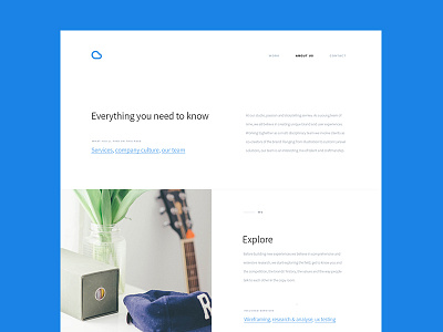 About Page V2 about page agency creative design ui webdesign website