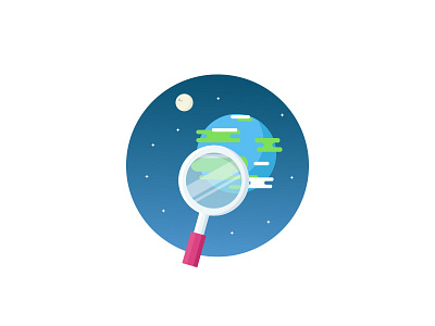 What's your target audience? audience earth icon illustration moon planet search space target