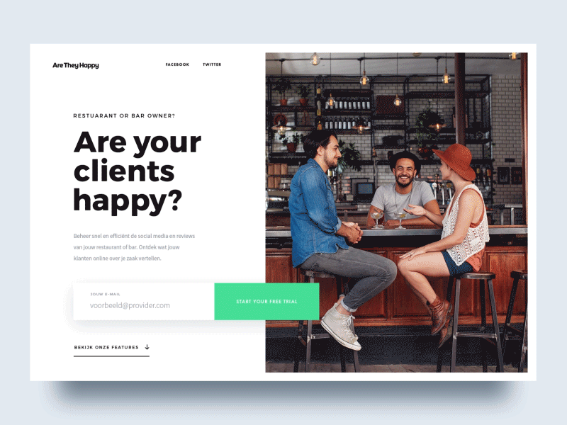 Onboard animation animation bar load onboard page restaurant saas social ui ux