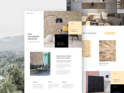 Woodforwalls - Home design furniture homepage interior ui ux wood