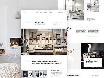 About Page by Gil for Ollie on Dribbble