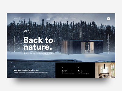 Modular Living cabin design modular nature outdoors ui ux woods