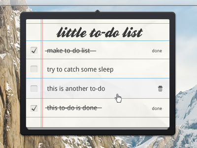 Little To Do List
