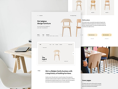 Zet Case Study case design furniture study ui ux