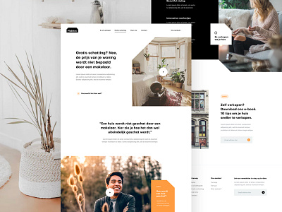 Habitat Inner Page design house inner landing page page real estate ui ux