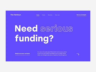 Page transition - The Harbour animation design financial funding harbour interaction page sailor transition ui ux