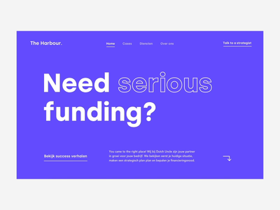 Page transition - The Harbour