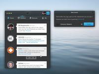 Dark Twitter for mac by Gil | Dribbble | Dribbble