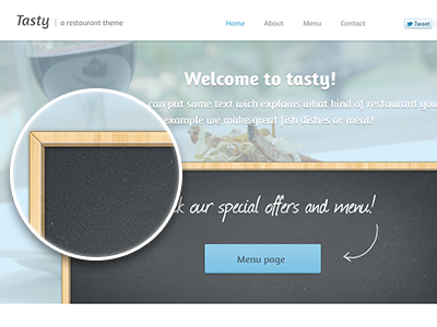 Beginning of something (check attachment) chalkboard cta photo ui webdesign