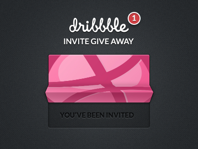 Dribbble invite give away! basketball design dribbble fold give away invite notification pattern pink ui