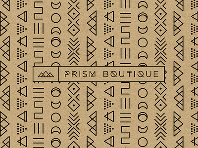 Prism Boutique Pattern boutique logo branding branding design fashion identity logo logo design prism boutique