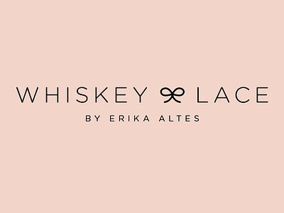 Whiskey + Lace Blog Logo blog design branding branding design fashion fashion blog identity logo logo design