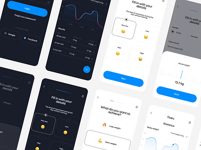 Fitatu App Redesign - screen carousel animation app app design app redesign app ui application calories concept design design fit fitatu mobile app mobile design mobile ui redesign ui ui ux user interface ux