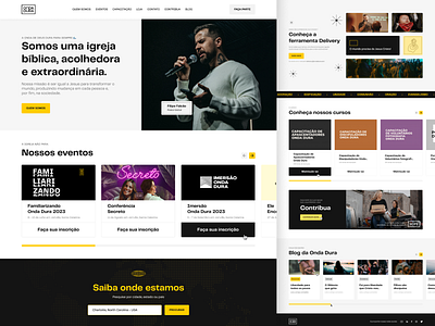 Redesign Onda Dura church design interface ui uidesign